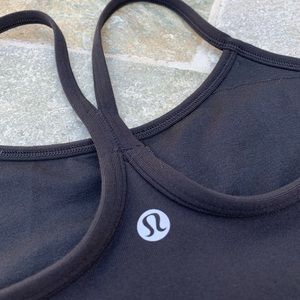 Black Lululemon tank, size 6